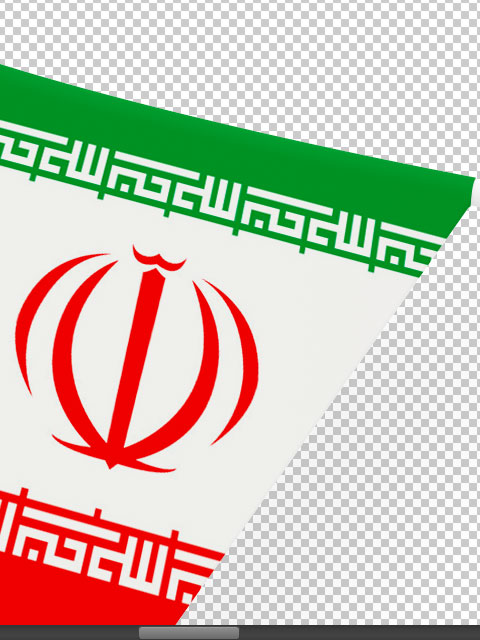 عکس ریسه پرچم ایران یا پرچم آویز PNG