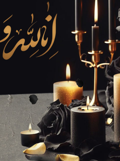 طرح بنر تسلیت با کیفیت بالا