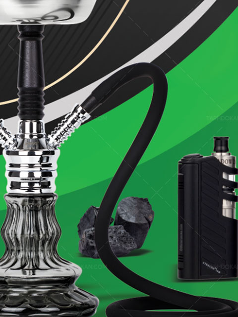 طرح بنر دخانیات و قلیان و سیگار