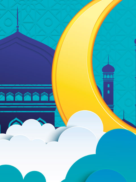 بنر اوقات شرعی ماه رمضان 1404طرح PSD لایه باز برای تمامی استان ها