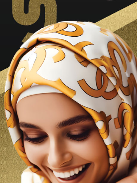 طرح پرچم ساحلی فروشگاه شال و روسری