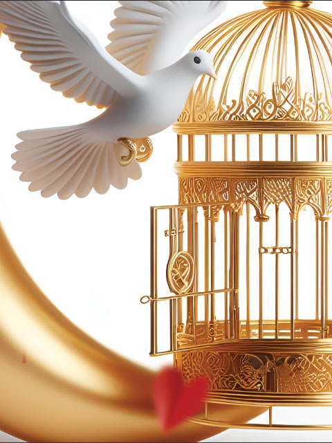 بنر اطلاعیه مراسم جشن گلریزان آزادی زندانیان