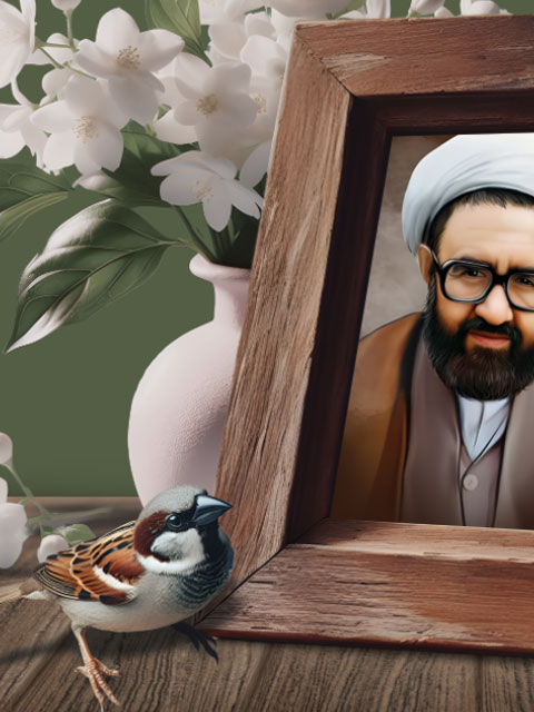 بنر روز معلم طرح لایه باز با عکس شهید مطهری