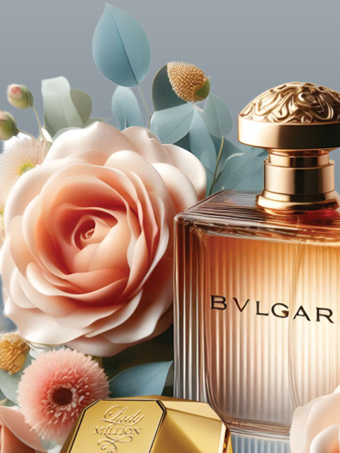 طرح تراکت تبلیغاتی عطر و ادکلن PSD لایه باز