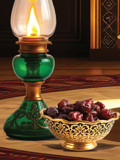 بنر پشت سن ماه رمضان طرح PSD لایه باز